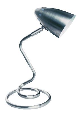 Lite Source Inc Swirl Desk Lamp - Polished Steel 