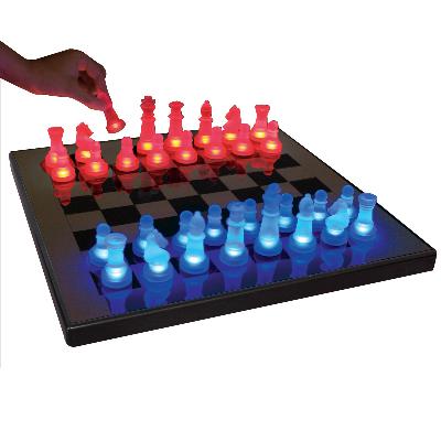 Lumisource LED Glow Chess Set Blue/Red Blue / Red