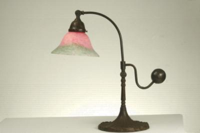 Meyda Tiffany Counter Balance Pink And Green Accent Lamp 