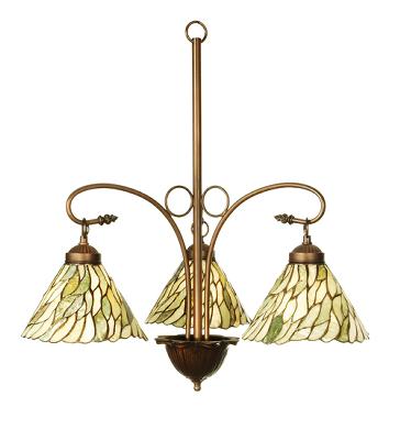 Meyda Tiffany Jadestone Willow 3 Light Chandelier 