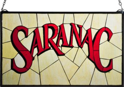 Meyda Tiffany Saranac Stained Glass Window 