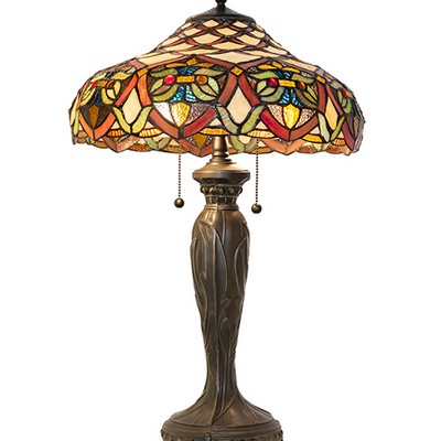 Meyda Tiffany 26in High Franco Table Lamp 