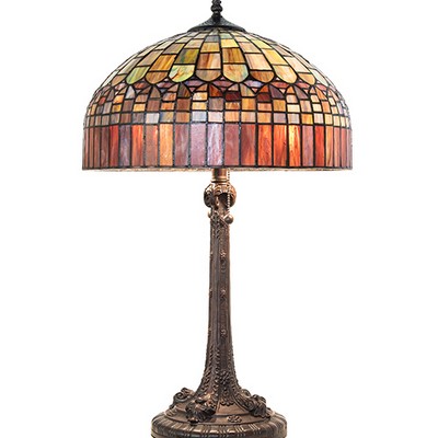 Meyda Tiffany 26in High Tiffany Candice Table Lamp 