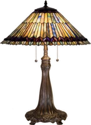 Meyda Tiffany Tiffany Jeweled Peacock Table Lamp 