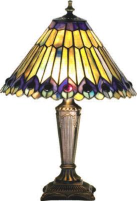 Meyda Tiffany Tiffany Jeweled Peacock Accent Lamp 