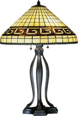 Meyda Tiffany 30 Inch High Greek Key Table Lamp 