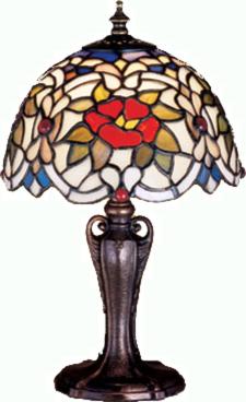 Meyda Tiffany Renaissance Rose Mini Lamp 