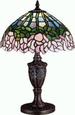 Meyda Tiffany Cabbage Rose Accent Lamp 