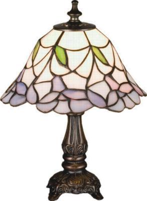 Meyda Tiffany Daffodil Bell Mini Lamp Ca Purple