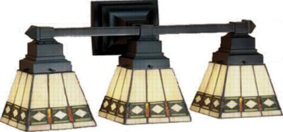 Meyda Tiffany Mission Three Light Vanity 