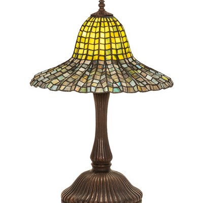 Meyda Tiffany 22in High Tiffany Bell Table Lamp 