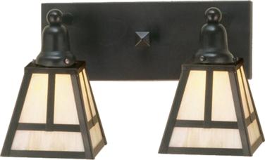 Meyda Tiffany T Mission 2 Light Vanity Bar 