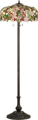Meyda Tiffany Cherry Blossom Floor Lamp Beige Pink Red 59