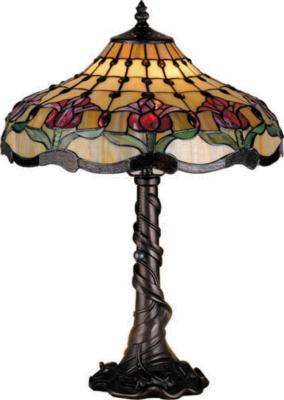 Meyda Tiffany Colonial Tulip Table Lamp 