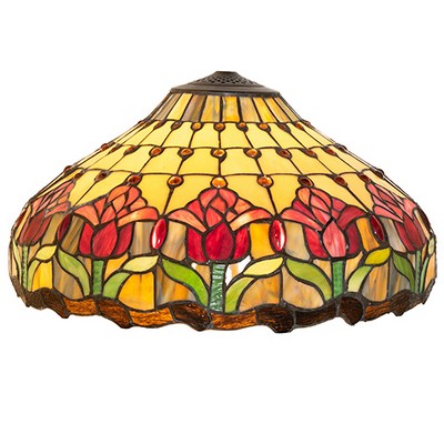 Meyda Tiffany 18in Wide Colonial Tulip Shade 