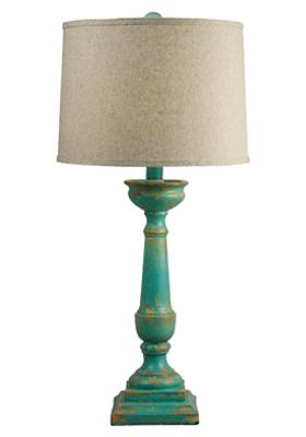 Motif Furniture Bungalow Blue Table Lamp 
