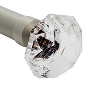 Brimar Crystal Finial Brushed Nickel