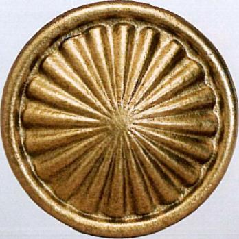 The Finial Company Limon Steel Rosette 