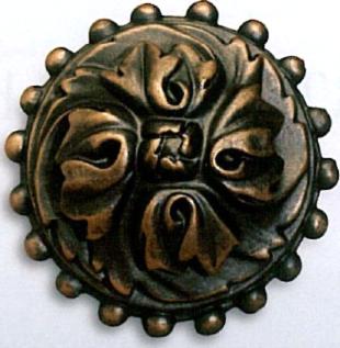 The Finial Company Beaded Flower Resin Rosette 