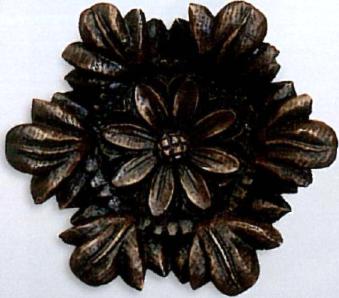 The Finial Company In Full Bloom Rosette 