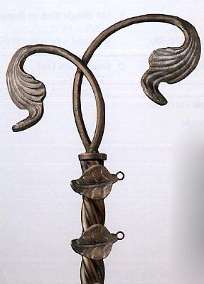 The Finial Company Intertwined Leaf Finial Pair 