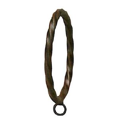 The Finial Company Twisted Steel Ring 