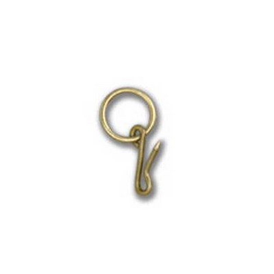 Graber Pin-on Tieback Ring (100 per pkg) Brass