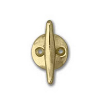 Graber Cord Cleats with Screws Brass