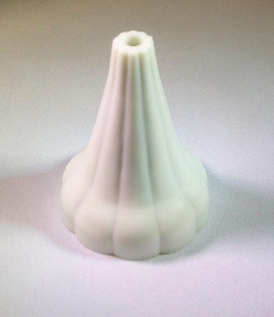 Graber Weighted Fluted Cord Drops (1 Pair/Env) Off-White