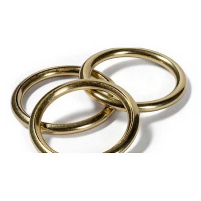 Graber Metal Tieback Ring (100/pkg) Brass