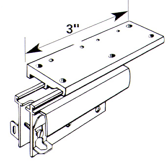 Graber CONTRACK BALL BEARING PULLEY SET Zinc Chromate/Aluminum