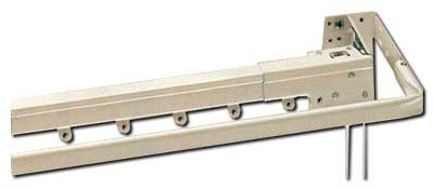 Graber Super Heavy-Duty Traverse Valance Rod 30-48 Inch Off-White