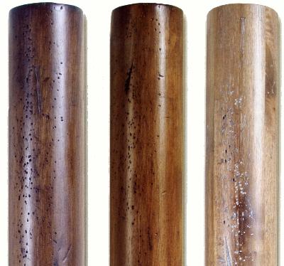 Kasmir Hardware 2in Grand Finale Wood Poles - 4ft 