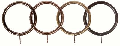 Kasmir Hardware 1 1/16in Metal Rings (Pkg of 7) 