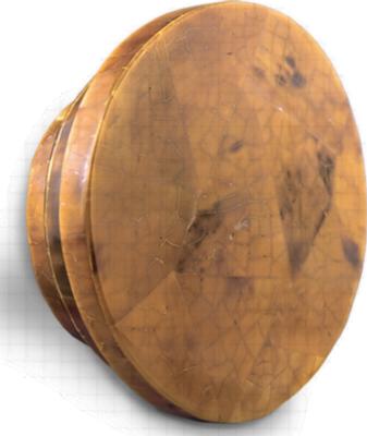 Kasmir Hardware Round Step Cut Pen Shell