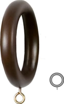 Kasmir Hardware Round Wood Ring (Pkg/7) 