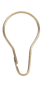 Rowley Pear Hook Brass