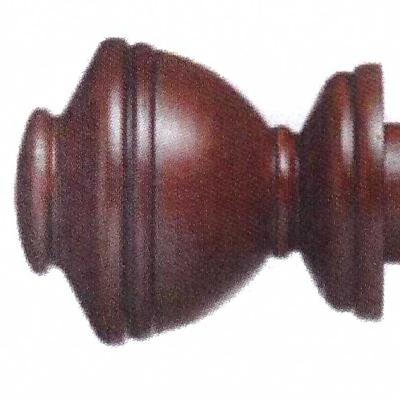 Coco Deco Duke Finial Shown in Mahogany