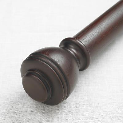 Coco Deco 6 ft 2 Inch Diameter Astoria Finial Single Rod Set 