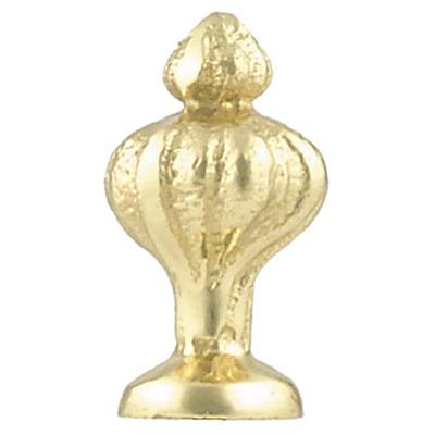 Vesta Louis XV Finial Polished Brass