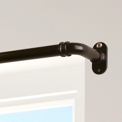 ABO Window Fashion Blackout Curtain Rod Cocoa