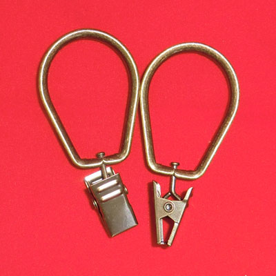 ABO Window Fashion Pivot Rings Antique Brass