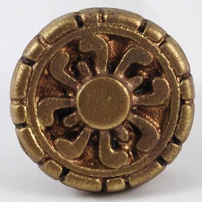 Brimar 2 Inch Floral Metal Rosette 