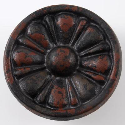 Brimar 2 1/2 Inch Floral Metal Rosette 