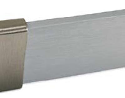 Brimar 1 1/2 Inch Wide Metal Rod Satin Nickel