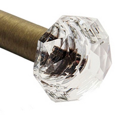 Brimar Crystal Finial Brushed Gold