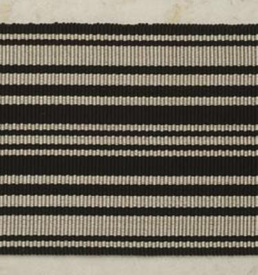 Brimar Trim Striped Jacquard Tape Black and Cream
