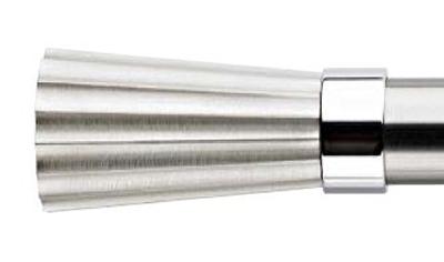 Chase & Company Elegance Satin Nickel/Chrome Finial 