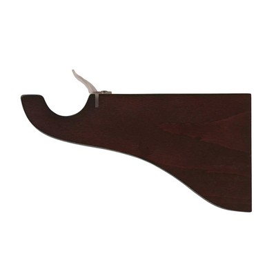 Finestra Single Bracket Extended for 1 38 Pole Mahogany