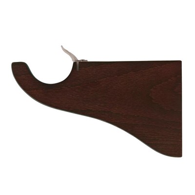 Finestra Single Bracket Extended for 2in Pole Mahogany